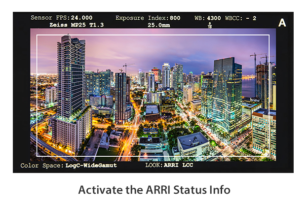 ARRI Alex Metadata over SDI